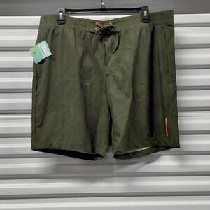 Sea Doo 20" Classic Swim Board Shorts Men's 2XL Green Casual Athleisure Beach